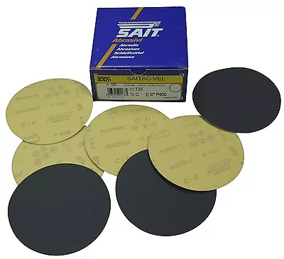 SAIT AC GD 125mm Velour Hook & Loop Silicon Carbide Disc Marble Quartz Granite  • £80.08