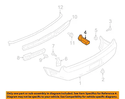 FORD OEM 05-09 Mustang Rear Bumper-Mount Bracket Left 5R3Z17D942AB • $45.34