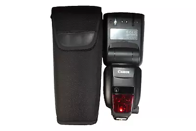 Canon SPEEDLITE 600EX-RT Flash With Pouch • $329