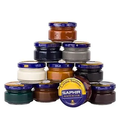 Saphir Beaute Du Cuir Creme Surfine Shoe Polish 50ml Jar • £10