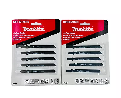  Makita HSS Jig Saw Blades 3-1/2  24TPI T-Shank. 792428-3  # 51 - 10 PACK • $18.95