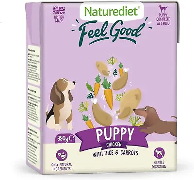 Naturediet Feel Good Wet Dog Food Natural And Nutritionally Balanced Puppy • £20.34