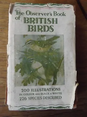 The Observers Book Of British Birds By S Vere Benson 1950 Hardback Book • £9.99