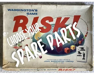 RISK Board Game SPARE PARTS - 10 Wooden Or Plastic Armies • £2.50