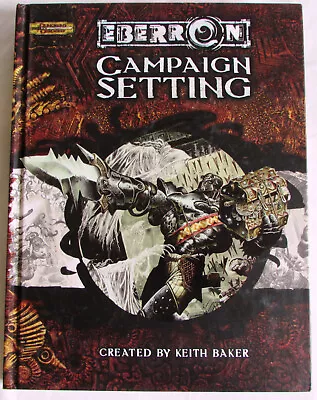 D&D 3.5 Eberron Campaign Setting Dungeons & Dragons Game Fantasy RPG 1st Print • $39.95