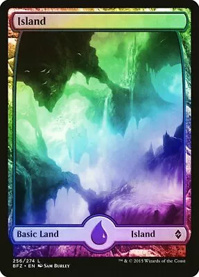 Island (256) FOIL Battle For Zendikar HEAVILY PLD CARD ABUGames • $2.89