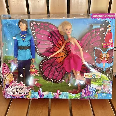 Mattle Barbie Mariposa And Prince Dolls Gift Set  Doll RARE!! (READ DESCRIPTION) • $180