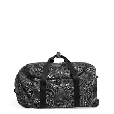 Vera Bradley Lighten Up Wheeled CarryOn Stellar Paisley Luggage Travel FREE GIFT • $116.99