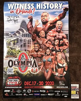 Big Ramy Hand Signed 24x36 Olympia Weekend Poster With Jsa Coa • £289.12