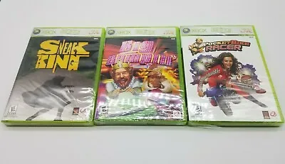 XBOX Microsoft 360 *3* Burger King Games PocketBike Racer Sneak King Big Bumpin • $9.99