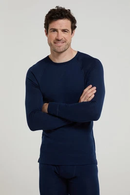 £34.99 • Buy Mountain Warehouse Merino Men's Base Layer Top Long Sleeve Round Neckline Tee