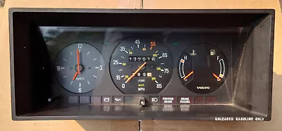 81-85 VOLVO 240 242 244 245 Instrument Cluster Clock Speed Fuel Temp 130k • $89.99