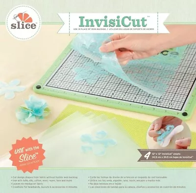 Slice Making Memories InvisiCut 4 Sheets  12  X 12  Use In Place Of Iron Backing • $8