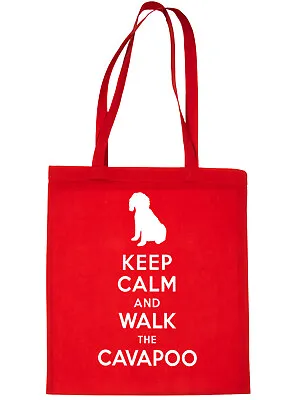 Keep Calm And Walk The Cavapoo Dog Lover Bag For Life Shopping Tote Bag  • £6.95