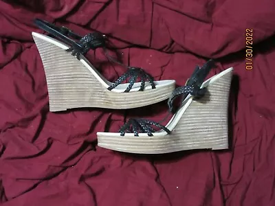 Summer Open Toe  Colin Stuart  Sz 11M Leather Hi-heel Casual Shoe SH-3 • $9