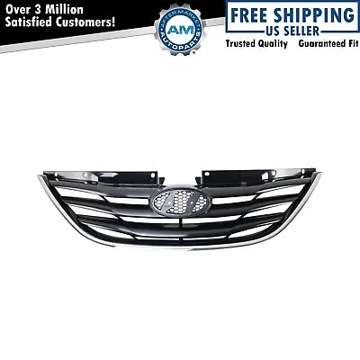 Front Grille Black For 11-14 Hyundai Sonata W/ Type 1 Assembly New • $51.37