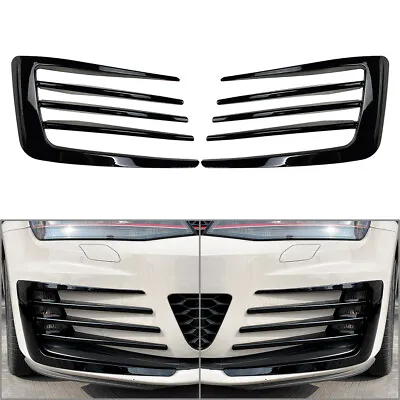$60.79 • Buy 2x Front Fog Light Grille Lower Bumper Grill Cover For VW Golf MK7 GTI 2014-2017