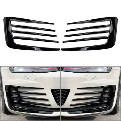 $60.79 • Buy 2x Front Fog Light Grille Lower Bumper Grill Cover For VW Golf MK7 GTI 2014-2017