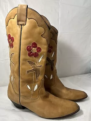OAK TREE FARMS Women's Chuparrosa Boots 92715 FAWN Size 11 • $51