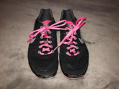 $20 • Buy Womens Nike's Training Free Fit 2's Black And Pink Size 7.5
