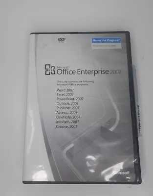 Microsoft Office Enterprise 2007  W/Product Key  • $19.35