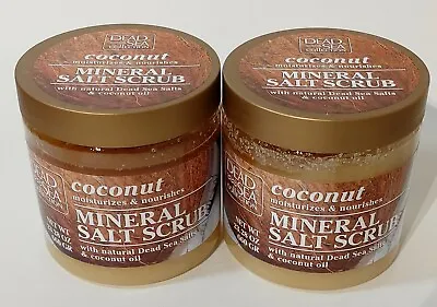 £11.25 • Buy 2 X 660g Dead Sea Collection Coconut Oil Mineral Salt Natural Bath Body Scrub