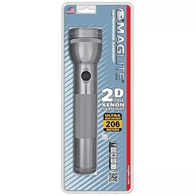 Maglite Heavy-Duty Incandescent 2-Cell D Flashlight Gray • $27.99