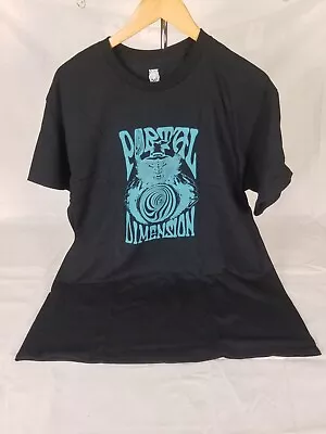 Portal Dimension Mens Black  Wizard Print Shirt Large New • $45