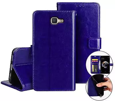 Galaxy J5 Prime Sm G570 Fine Leather Wallet Case Id Cash Compartment • $7.50