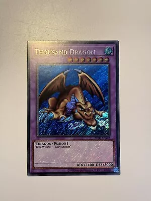 Thousand Dragon MRD-EN143 Secret Rare Unlimited Edition NM Yugioh - 25th Ann. • £9.25