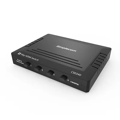 Mechanical 4 Way HDMI Switch Selector 4 Port 1080p 4K HDCP For Foxtel Apple TV • $29.95