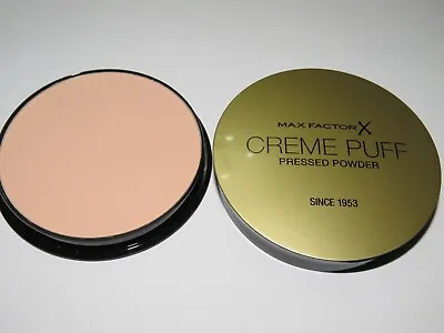 £8.49 • Buy 2 X Max Factor Creme Puff Compact Powder 21g - 81 Truly Fair 2 X FULL SIZE NEW