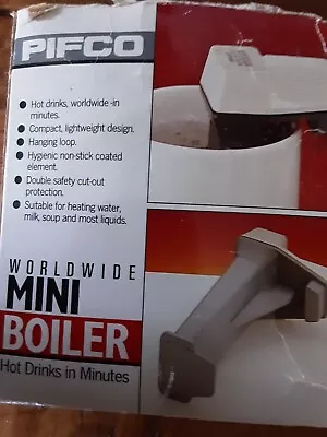 Vintage Pifco Worldwide Mini Boiler - Boil In Cup - Boxed - Working • £4