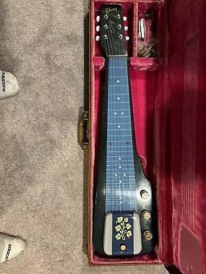 1954 Gibson Century 6 String Vintage Lap Steel Blue Green With Original Case • $2000