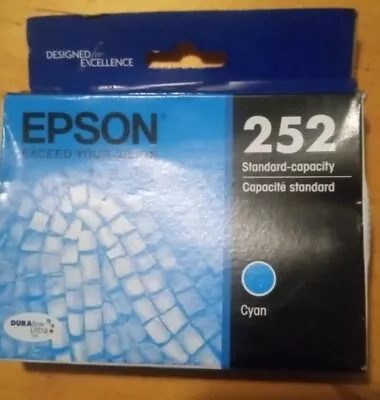 Epson 252 Ink Cartridge - Cyan (T252220-S) • $10