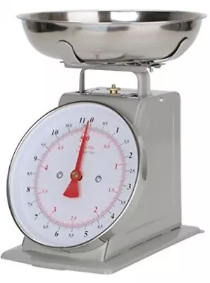 All Metal Kitchen Scale Manual 22-lbs 10-Kilo Balanza De Cocina Stainless Ste... • $29.99