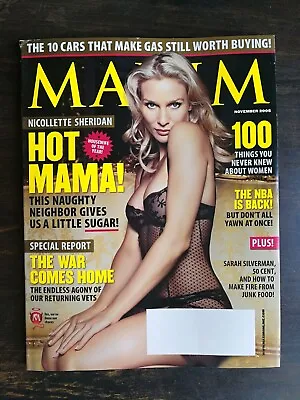Maxim Magazine November  2005 Nicollette Sheridan - Christina Lindley - 623 • $6.99
