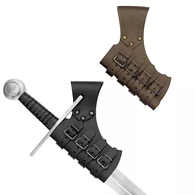 Leather Medieval Sword Frog Belt Hanger Rapier Renaissa • £11.09