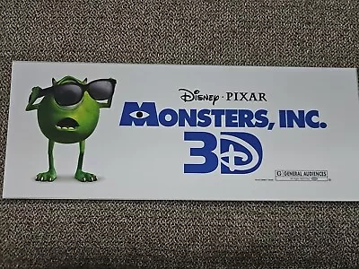 Monsters Inc. 3D Original 5x13 Mylar • $5