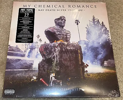 My Chemical Romance May Death Never Stop You Clear W/Opaque White Swirls Vinyl • $79.99