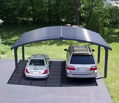 Car Port Double 19 X 16ft Palram Canopia Arizona Breeze Wings Arch  Carport • £8656.67