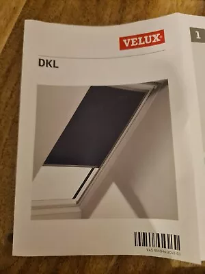 Velux Blackout Roller Blind (Black) DKL FK08 3009SWL • £99.99