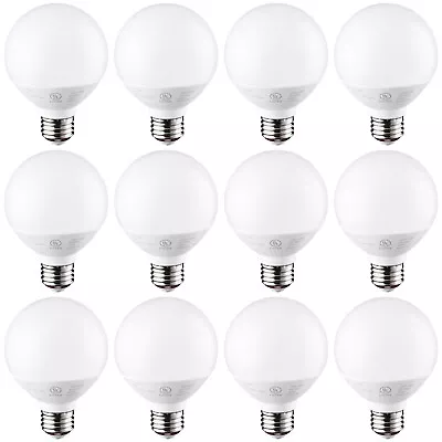 12 Pack G25 LED Vanity Globe Light Bulbs 6W Equivalent 40W 2700K/3000K/5000K • $39.99