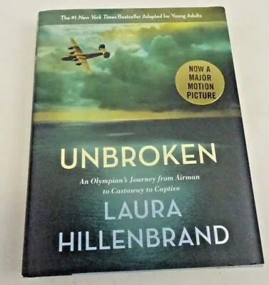 Unbroken HCDJ Book Laura Hillebrand Olympian Louie Zamperini Military Plane WWII • $9.95