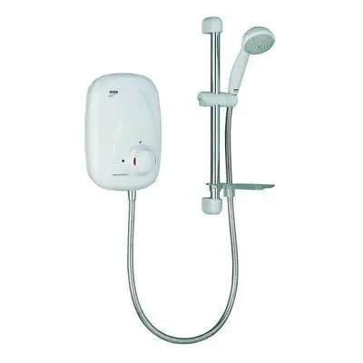 Mira Vigour Complete Electric Thermostatic Power Shower Set - White - 1.1532.353 • £259.99