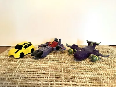 Lot Of 3 - 2008 McDonald's Transformers Animated BUMBLEBEE & STARSCREAM & LUGNUT • $1