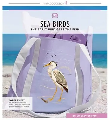 £16.95 • Buy Anita Goodesign - Sea Birds - Machine Embroidery Designs Usb Pes
