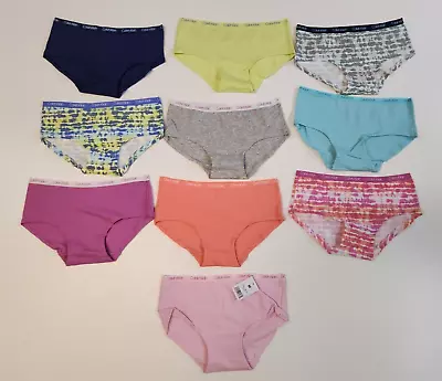 CALVIN KLEIN Girl's 10 Pack Briefs Size Medium M Underwear NWT • £20.05