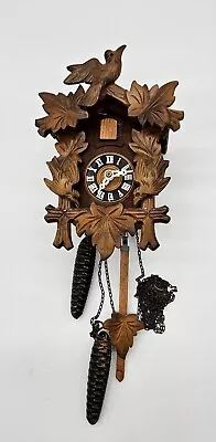 Vintage August Schwer Black Forest German Carved Cuckoo Clock • $25