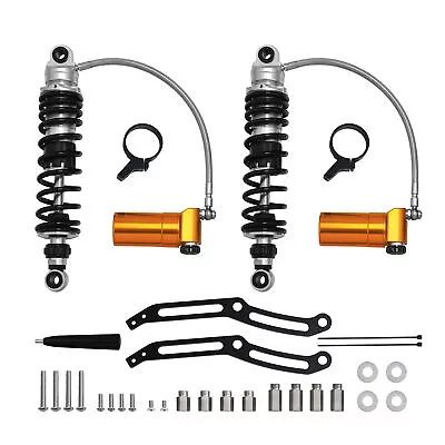 Remote Reservoir Rear Suspension Shocks Fit For Harley Road Street Glide 2014-23 • $599.80